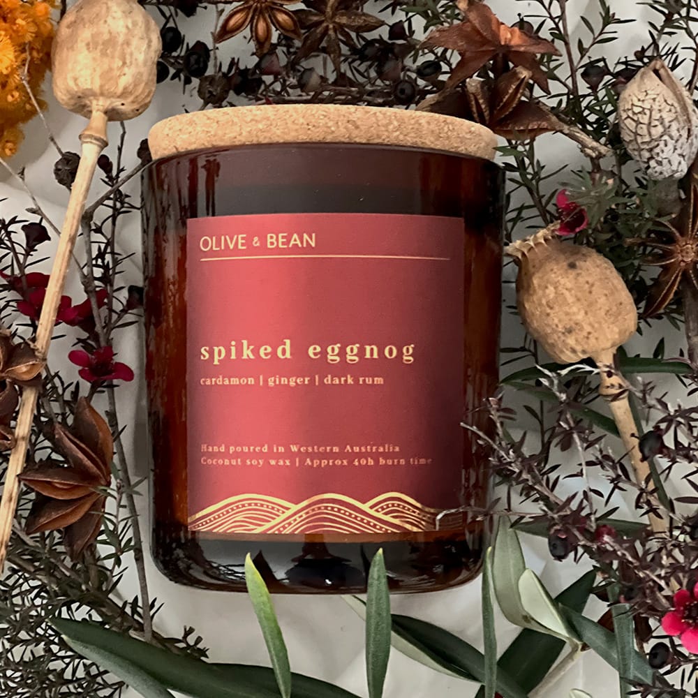 Olive and Bean Spiced Eggnog